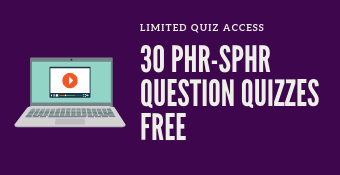 FREE PHR SPHR Quizzes